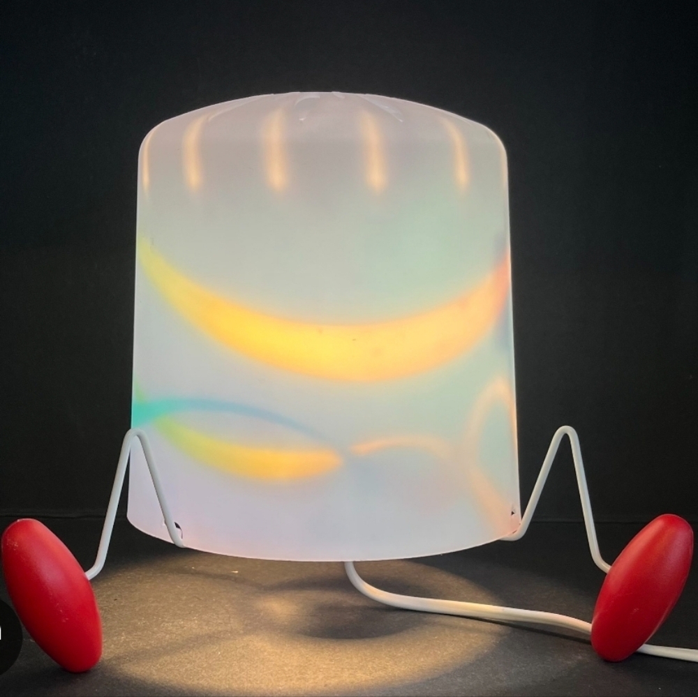 Vintage IKEA Blimp Lamp NIB Tatsuo Konno 1990s  Space Age Table Light